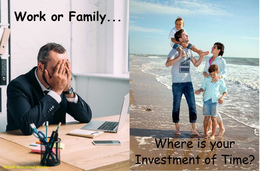 SESMA Martial arts Motivational Monday - Invest in your Family