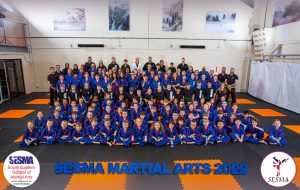 SESMA Norwich Martial Arts Karate Kickboxing Kungfu Group photo of students 2022