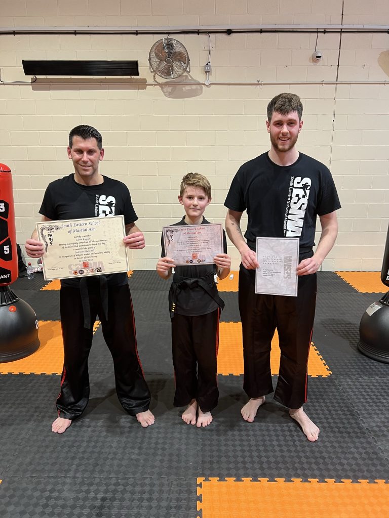 Norwich SESMA Kickboxers awarded Black Belts