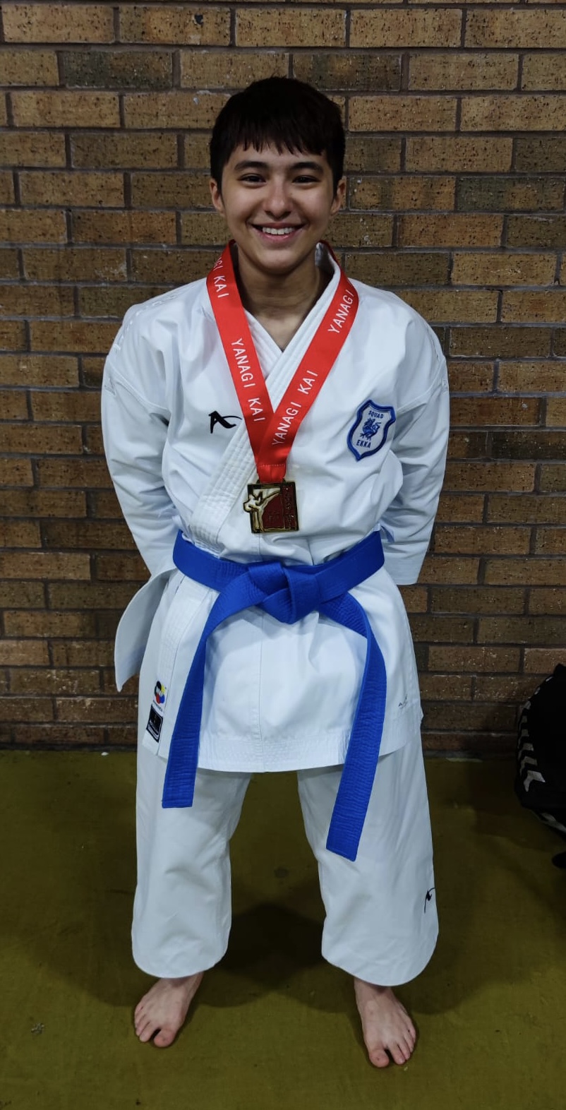 SESMA Martial Arts Chloe wins gold karate
